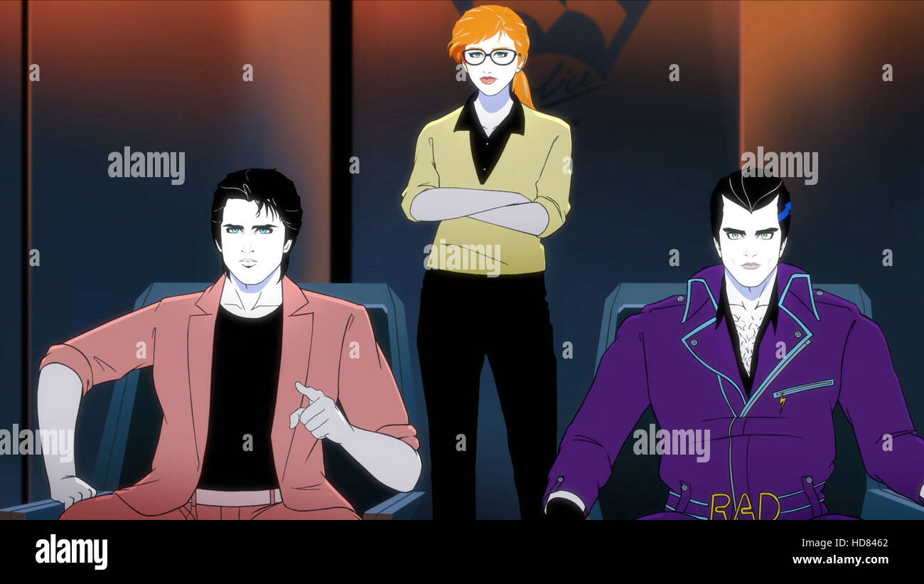 MOONBEAM CITY, (from left) Dazzle Novak (voiced by Rob Lowe