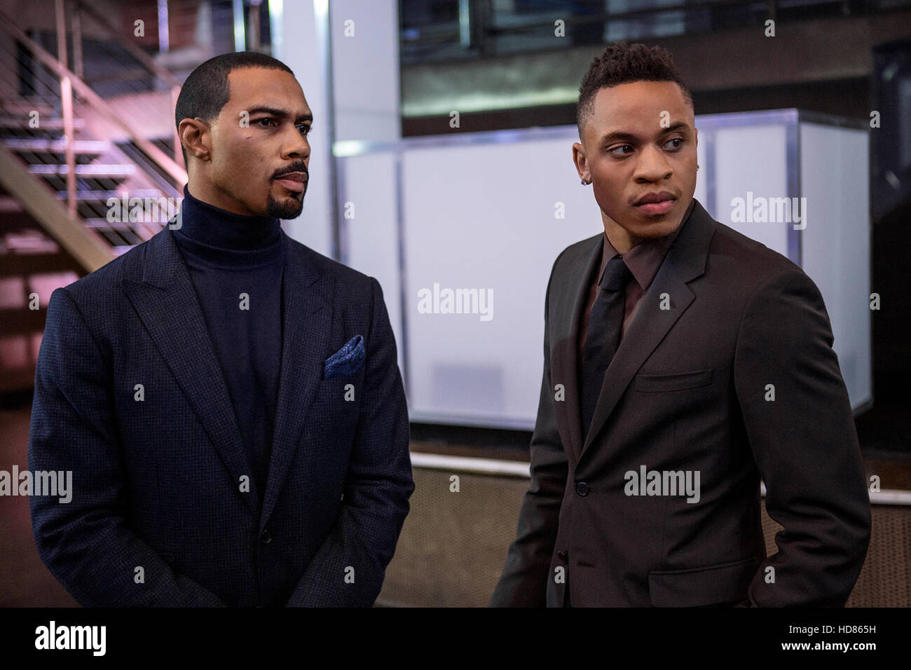 Rotimi Power POWER, (from left): Omari Hardwick, Rotimi Akinosho, 'It's Never Over ...