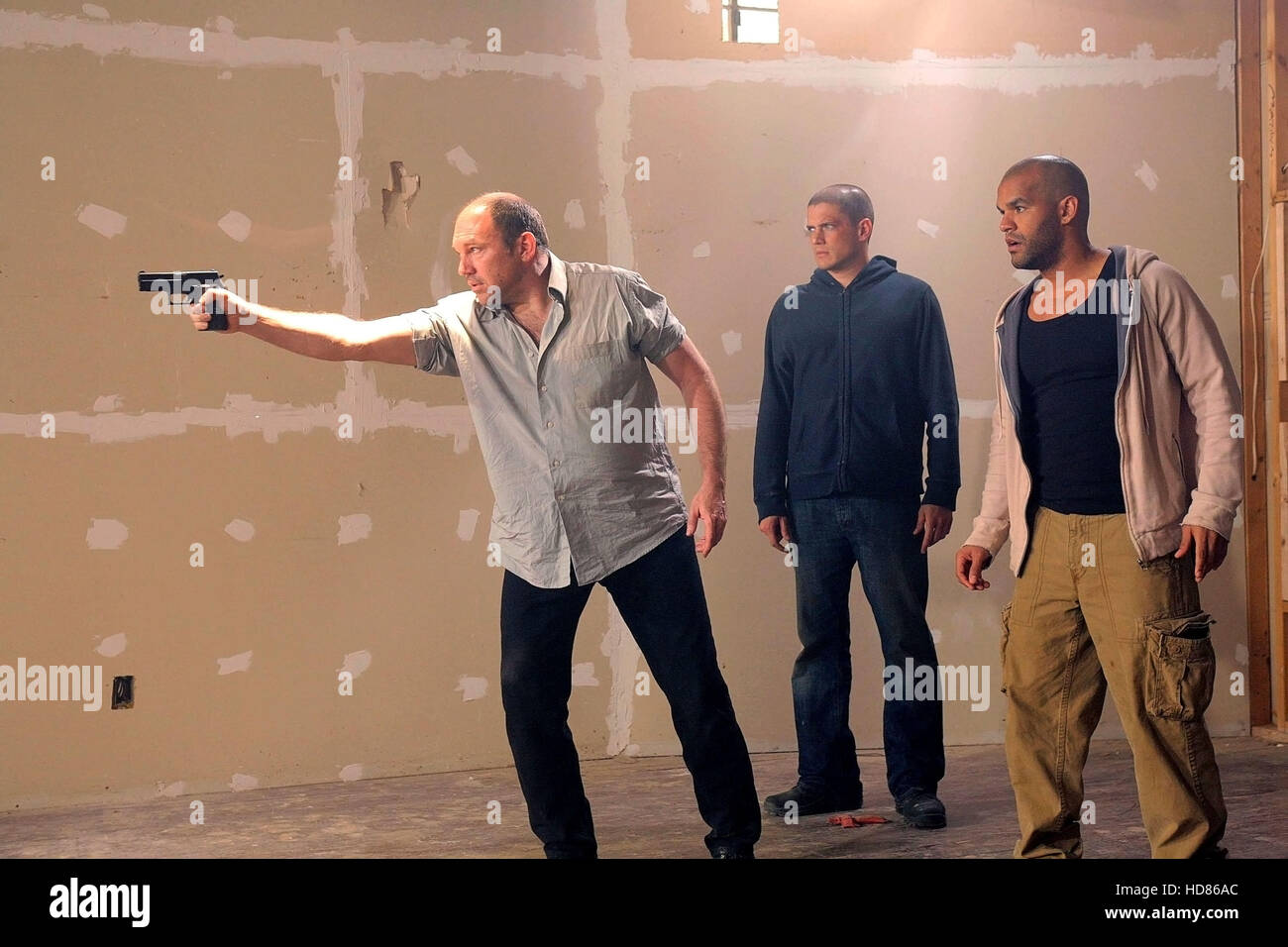 PRISON BREAK, Wade Williams, Wentworth Miller, Amaury Nolasco, 
