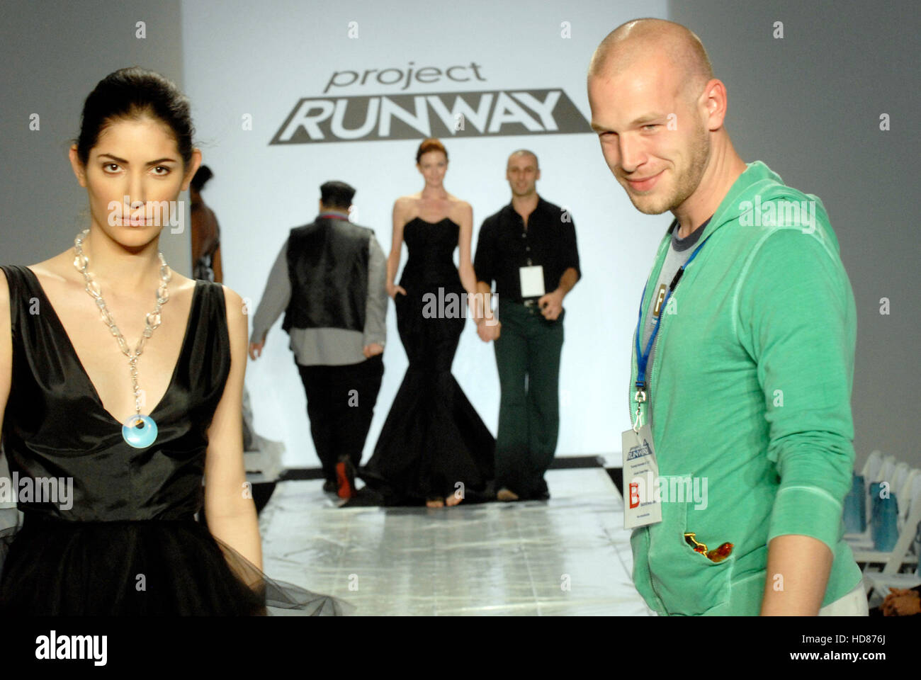 PROJECT RUNWAY, model Aviva, contestant Steven, 'Sew Us What You Got