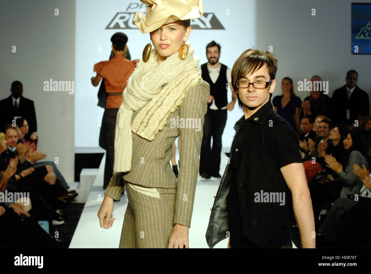 PROJECT RUNWAY, model Lauren, contestant Christian, 'Sew Us What You