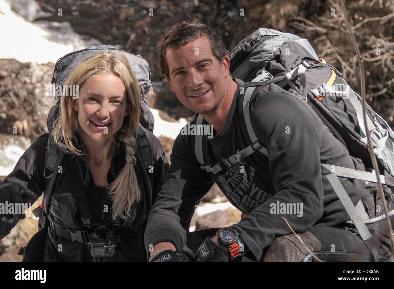 RUNNING WILD WITH BEAR GRYLLS, (from left) Kate Hudson, Bear Grylls(01)
