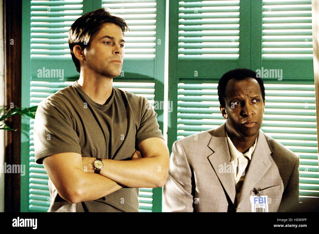 FRAMED, Rob Lowe, Dorian Harewood, 2002. © TNT / Courtesy: Everett Collection Stock Photo