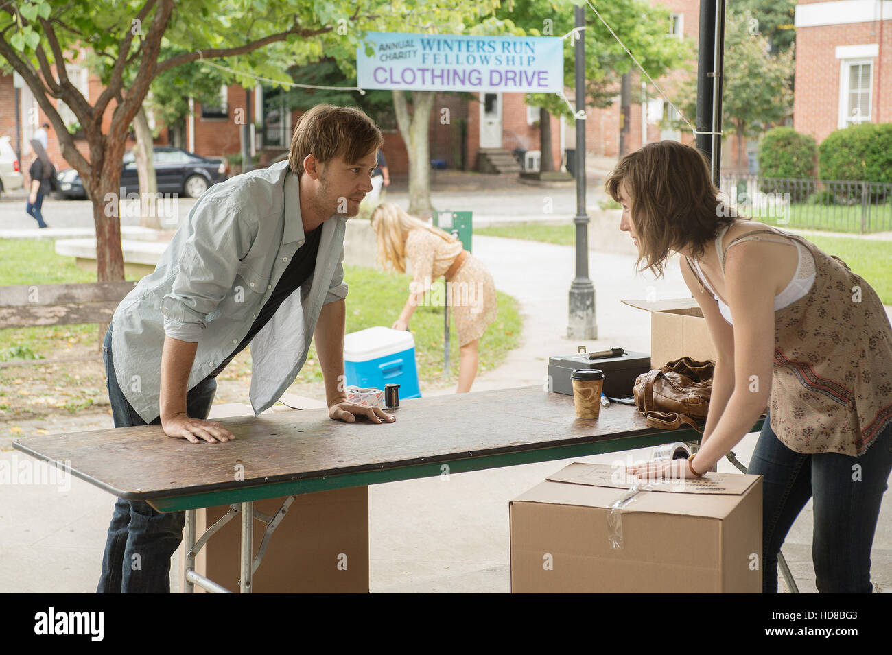 HOUSE OF CARDS, (from left) Jimmi Simpson, Kate Lyn Sheil, (Season 3