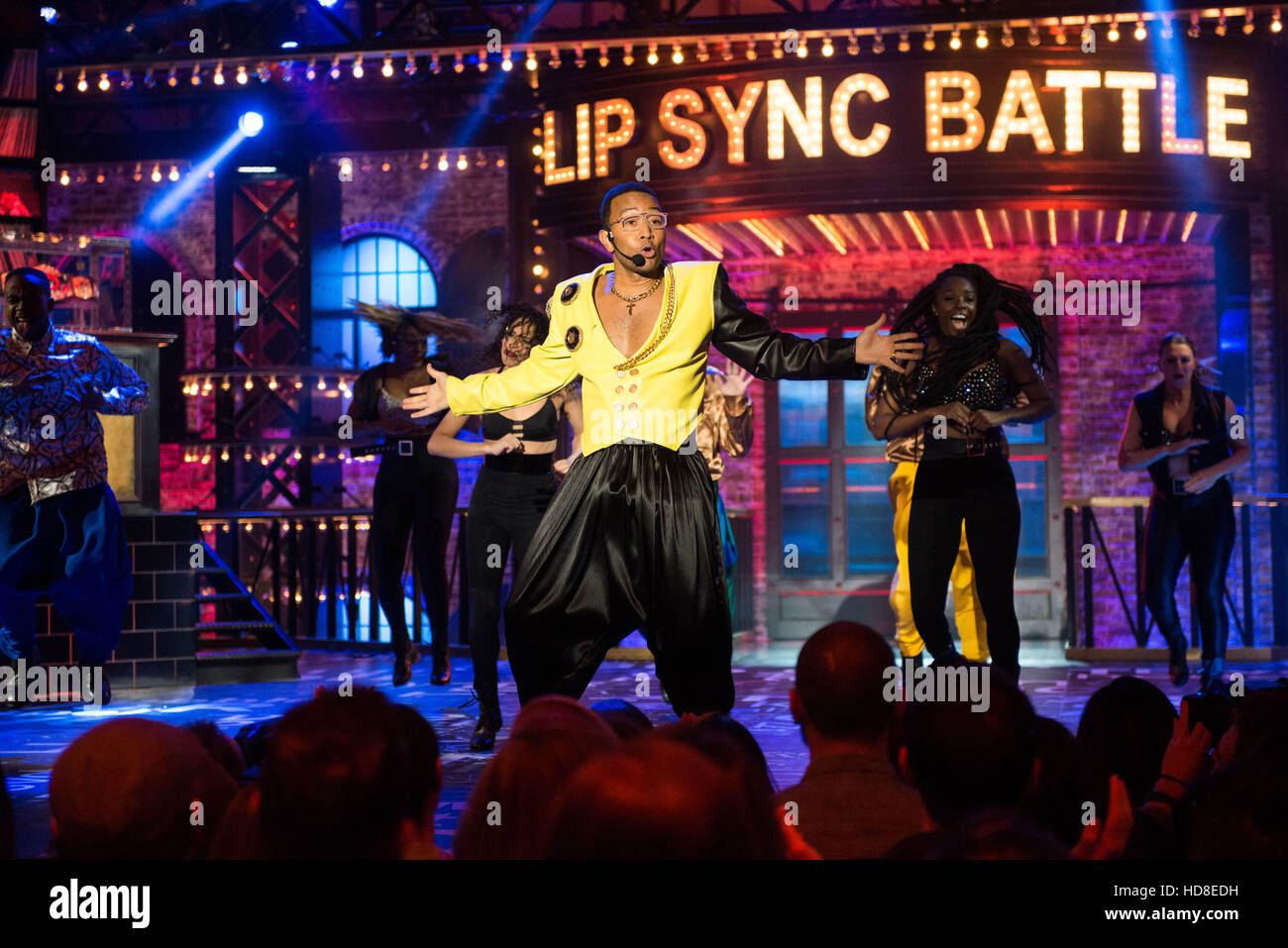 LIP SYNC BATTLE, John Legend (as MC Hammer), vs. John Legend