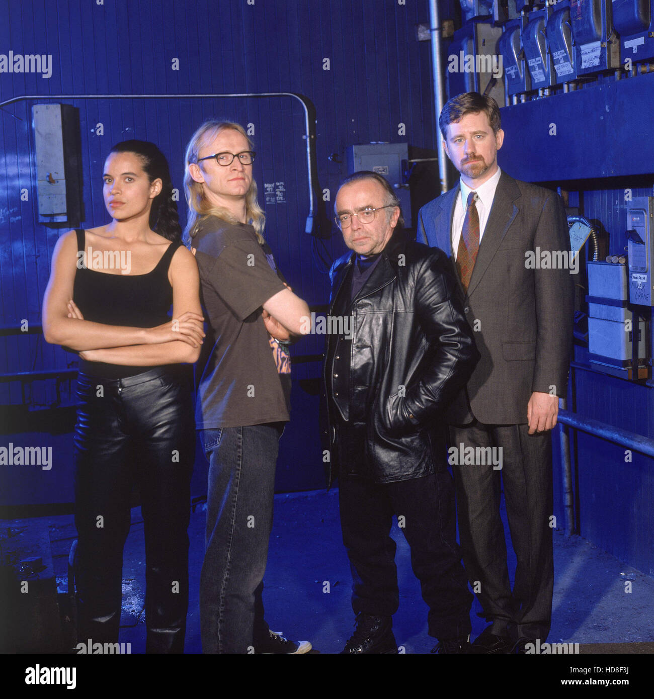 LONE GUNMEN, Zuleikha Robinson, Dean Haglund, Tom Braidwood, Bruce ...