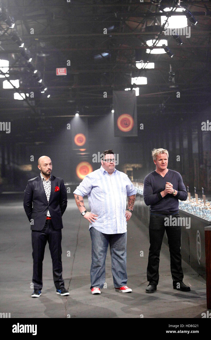 Masterchef Aka Master Chef From Left Judges Joe Bastianich Graham Elliot Gordon Ramsay 9843