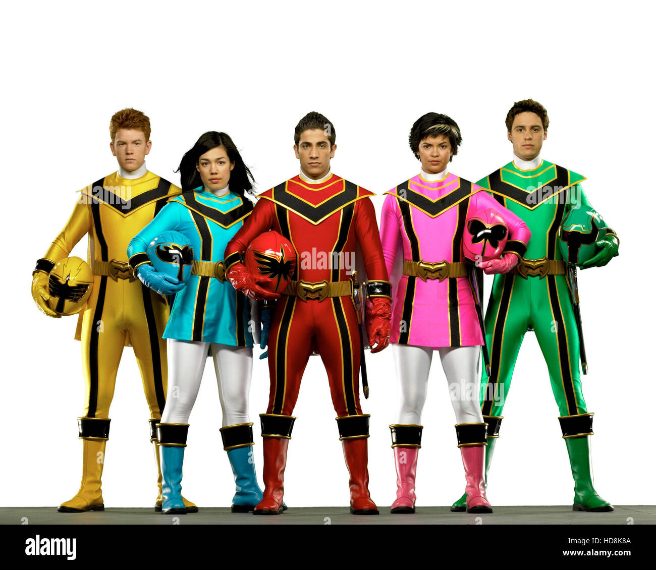 POWER RANGERS: MYSTIC FORCE, Nic Sampson, Melanie Vallejo, Firass Dirani,  Angie Diaz, Richard Brancatisano, (Season 1), 2006 Stock Photo - Alamy