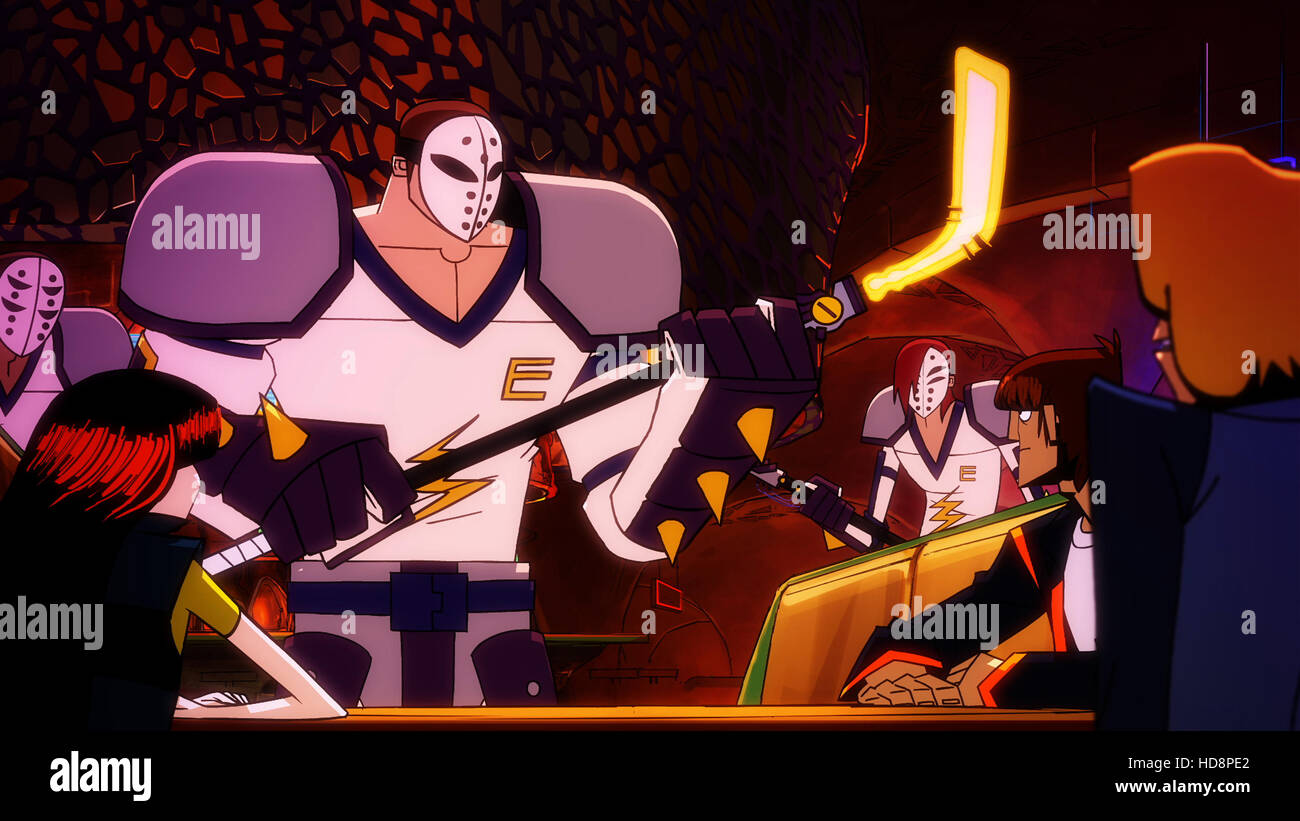 MOTORCITY, (from left) Julie, Motorcity Gang Members, Mike, Chuck