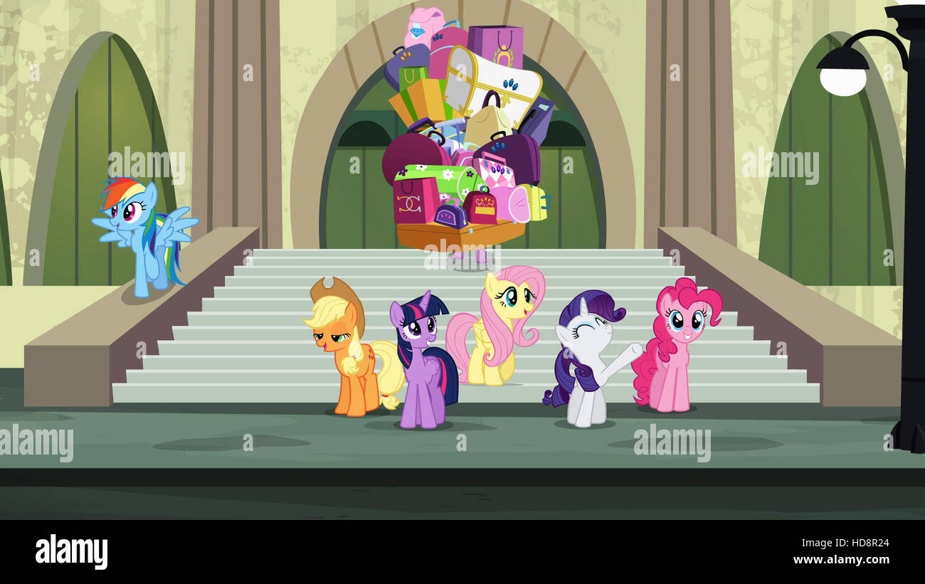 MY LITTLE PONY: FRIENDSHIP IS MAGIC, (from left): Rainbow Dash