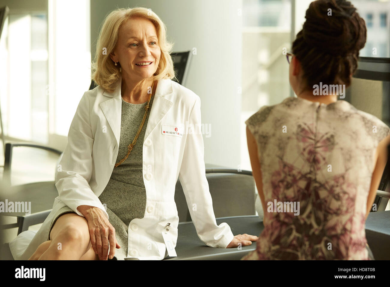 ORPHAN BLACK, (from left) Rosemary Dunsmore, Tatiana Maslany, 'Human Raw Material', (Season 4