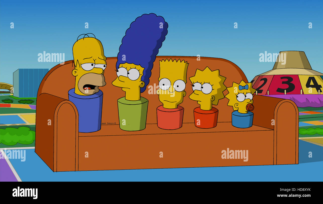 Lisa Simpson Homer Simpson Maggie Simpson Marge Simpson Bart