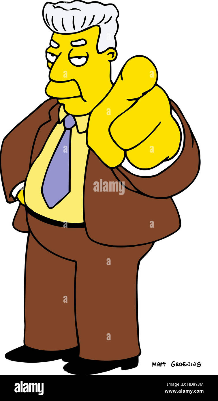 THE SIMPSONS, Kent Brockman, 1989-present. TM and Copyright © 20th ...