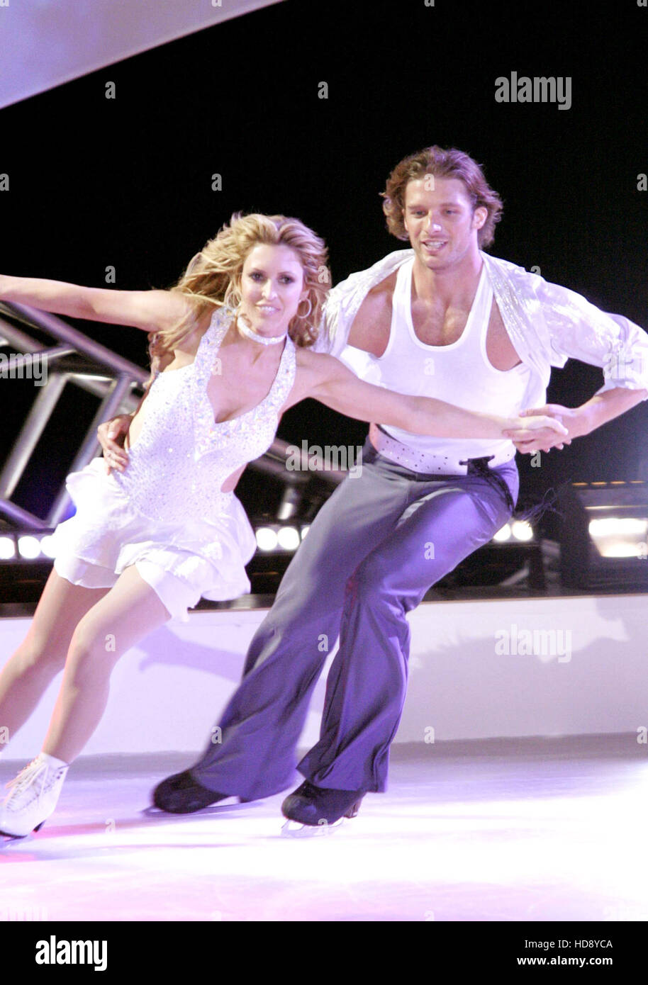 SKATING WITH CELEBRITIES, Jillian Barberie, John Zimmerman, (Season 1