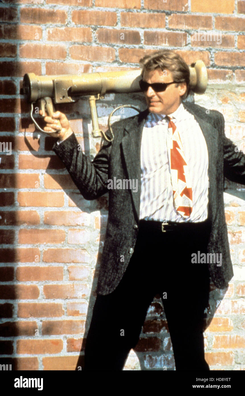 SLEDGE HAMMER, David Rasche, 19861988. © New World Television