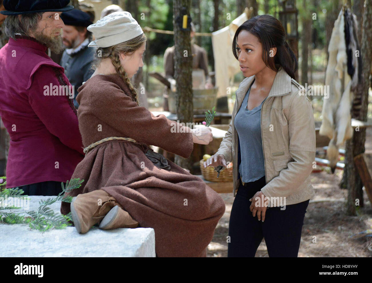 SLEEPY HOLLOW, Robin Dale Robertson (left), Nicole Beharie (right