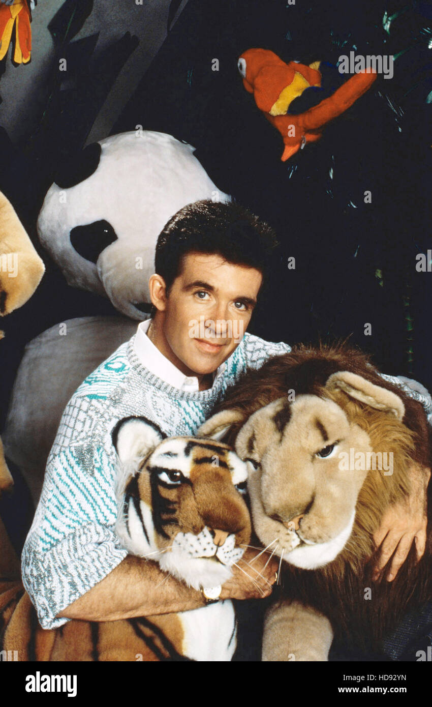 ANIMAL CRACKUPS, Alan Thicke, 19871990, © ABC/courtesy Everett Collection Stock Photo Alamy