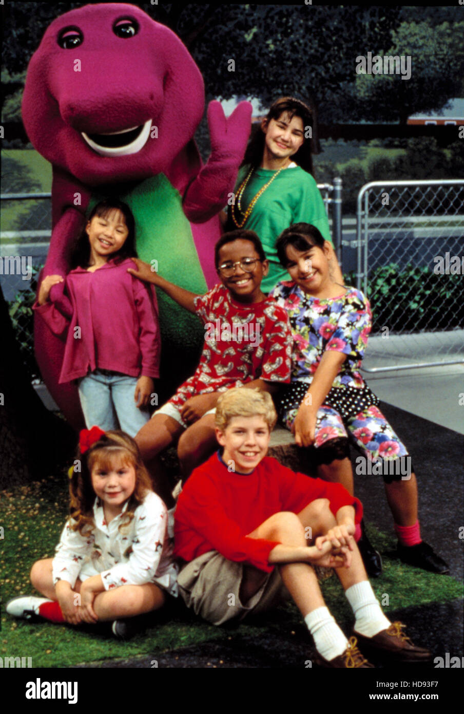 BARNEY & FRIENDS, 1992- Stock Photo