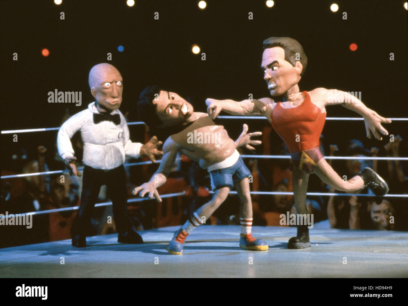 CELEBRITY DEATHMATCH (aka MTV’S CELEBRITY DEATHMATCH), from left: Mills