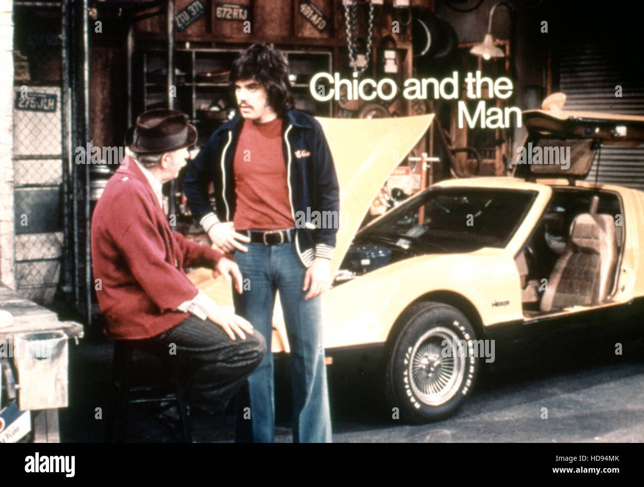CHICO AND THE MAN Jack Albertson Freddie Prinze 1974 78 Stock Photo CHICO AND THE MAN Jack Albertson Freddie Prinze 1974 78 Stock Photo
