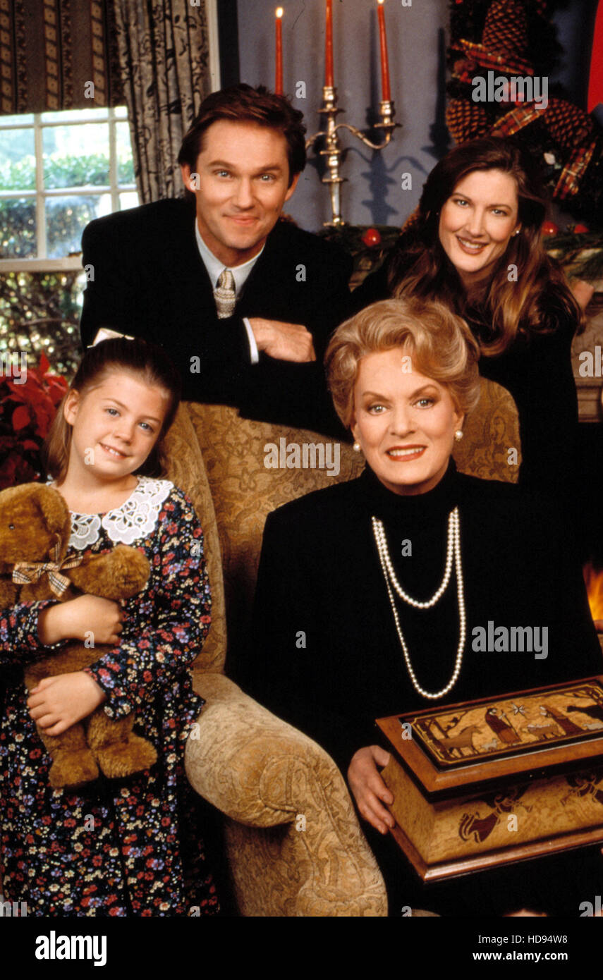 The Christmas Box Rear Richard Thomas Annette O Toole Front Kelsey Mulrooney Maureen O Hara 1995 Stock Photo Alamy
