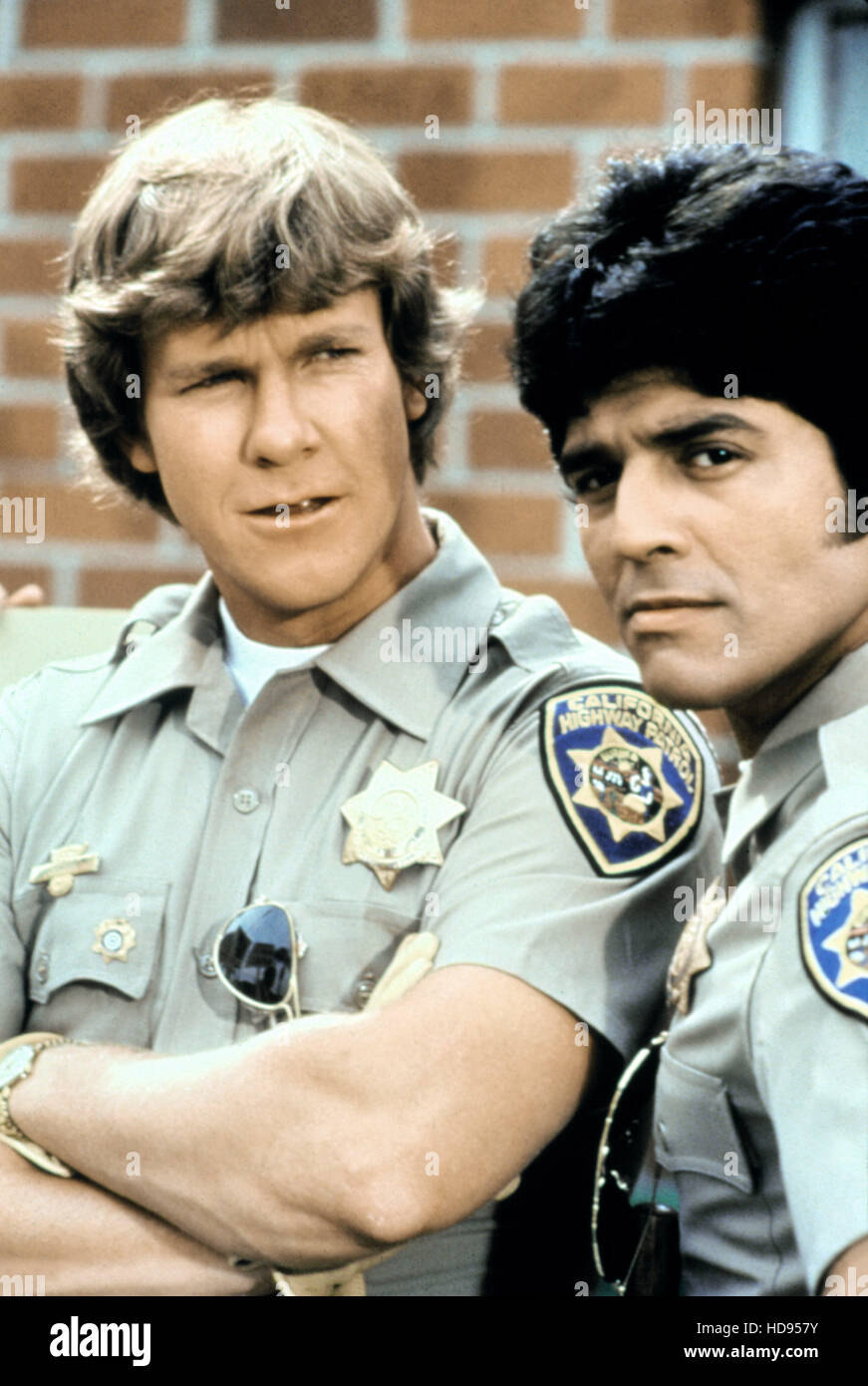 CHIPS, Larry Wilcox, Erik Estrada, 197783 Stock Photo Alamy