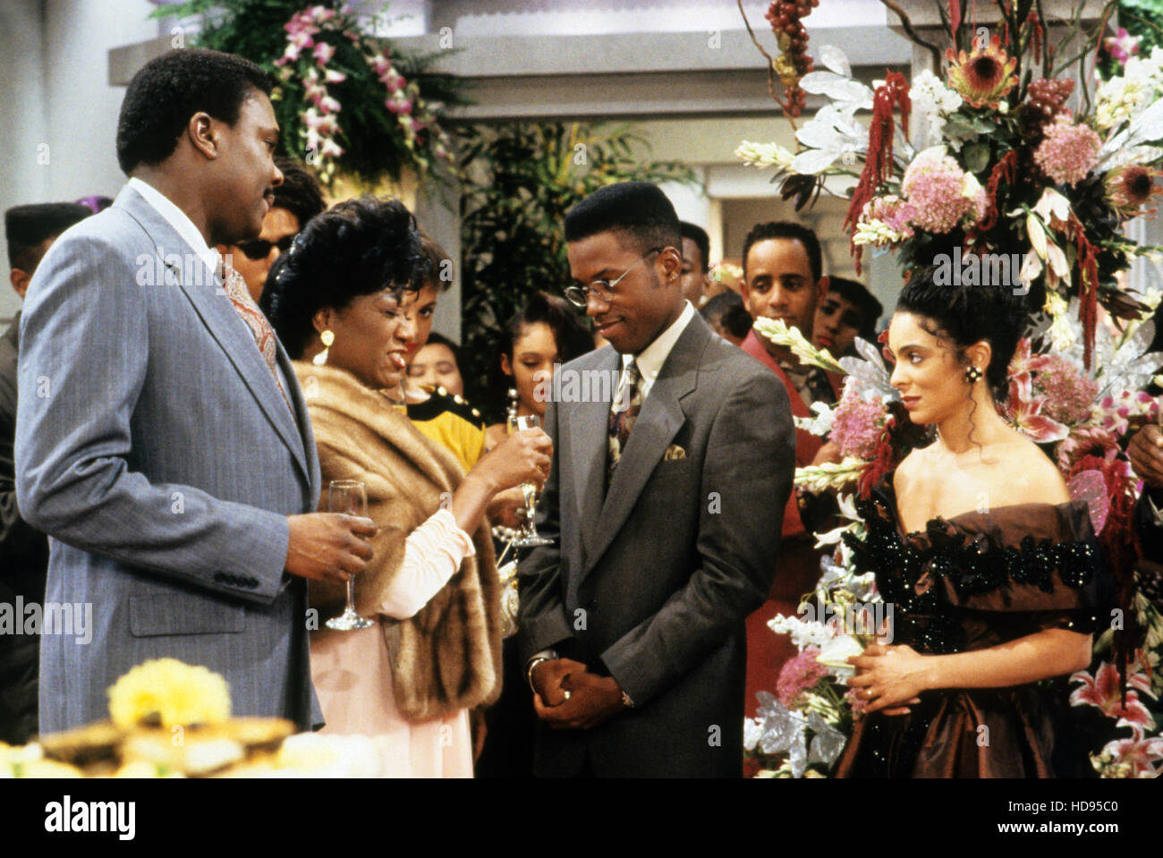 A DIFFERENT WORLD, Kadeem Hardison, Jasmine Guy, 1987-1993. © Carsey