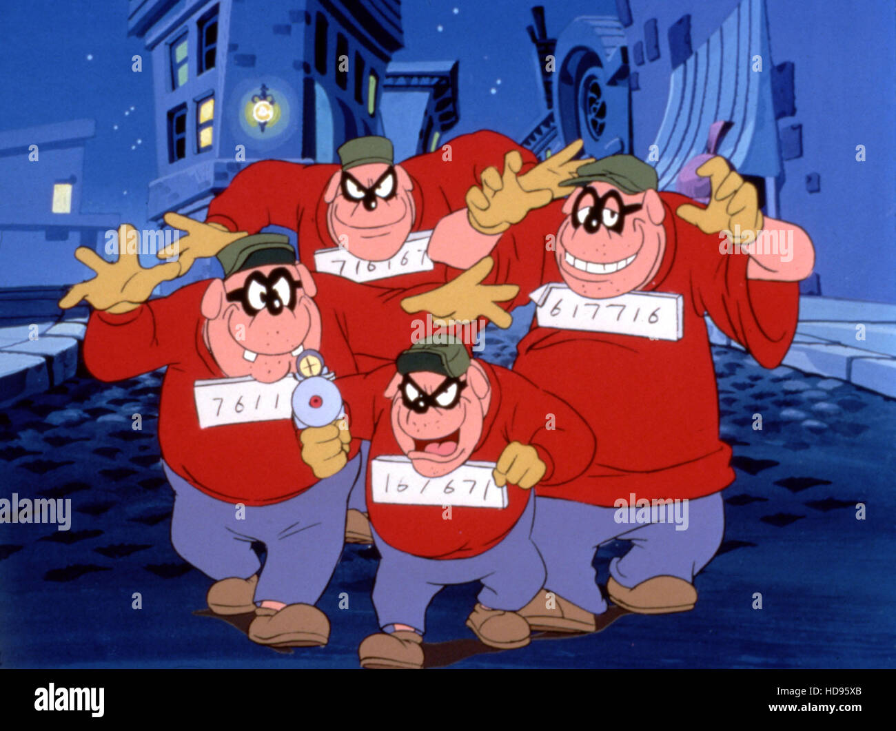 DUCKTALES, The Beagle Boys, 1987-1990 Stock Photo - Alamy