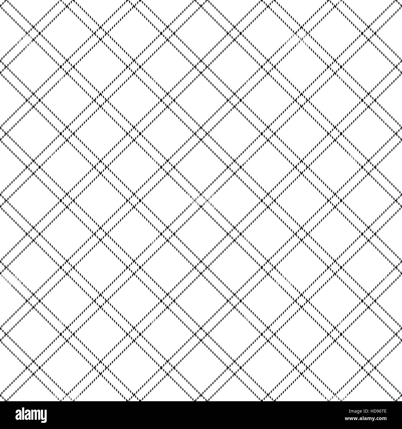 Diagonal check plaid seamless pattern. Vector illustration Stock Vector ...