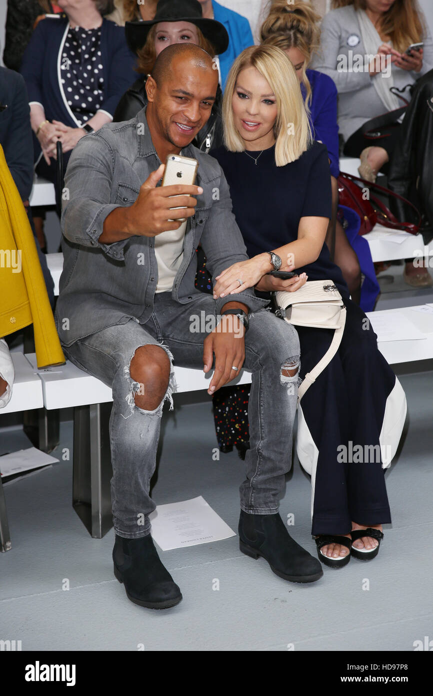 London Fashion Week Spring/Summer 2017 - Jasper Conran - Arrivals  Featuring: Katie Piper, Richard James Sutton Where: London, United Kingdom When: 17 Sep 2016 Stock Photo