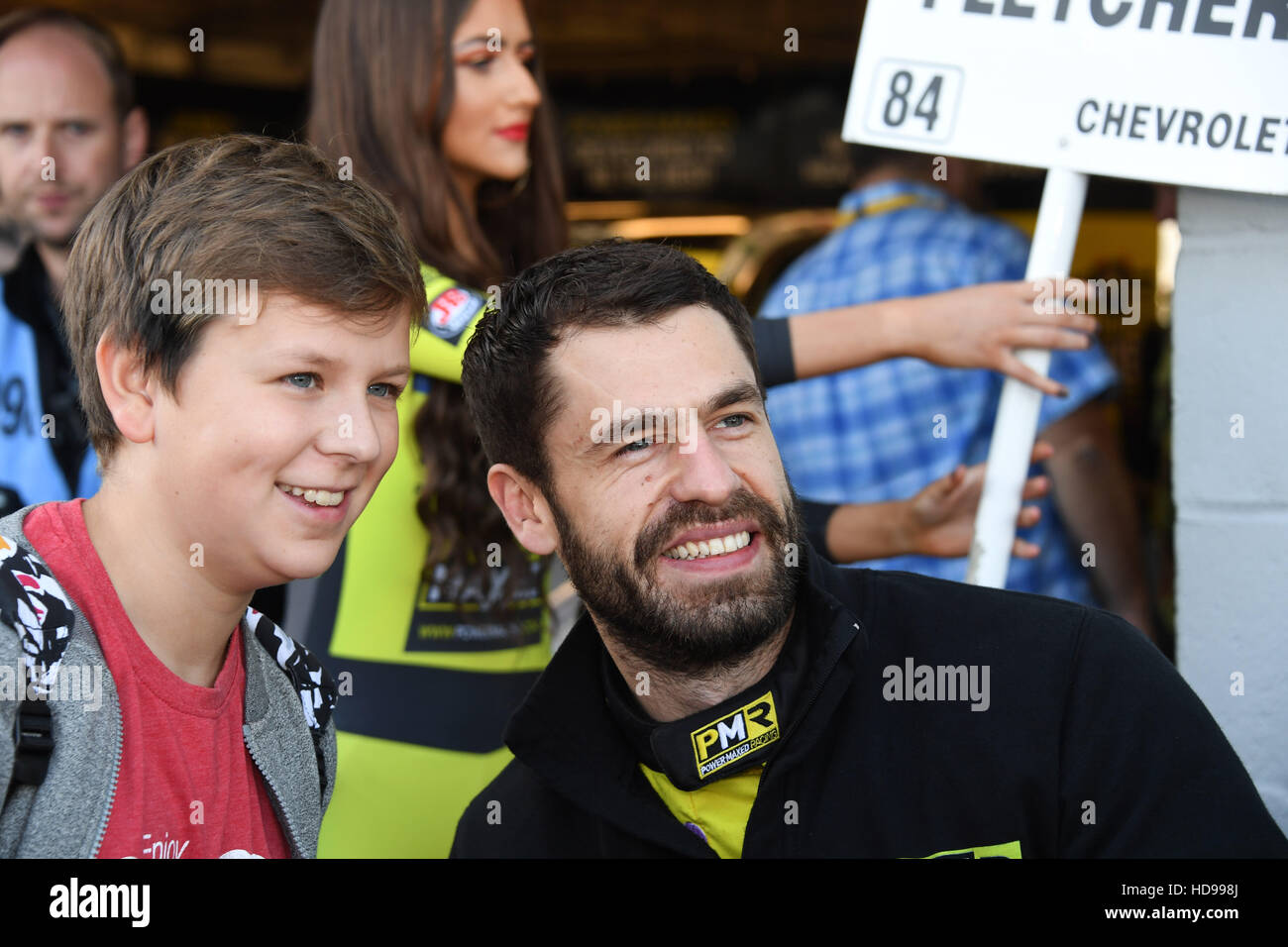 Actor and now professional racing car driver Kelvin Fletcher made