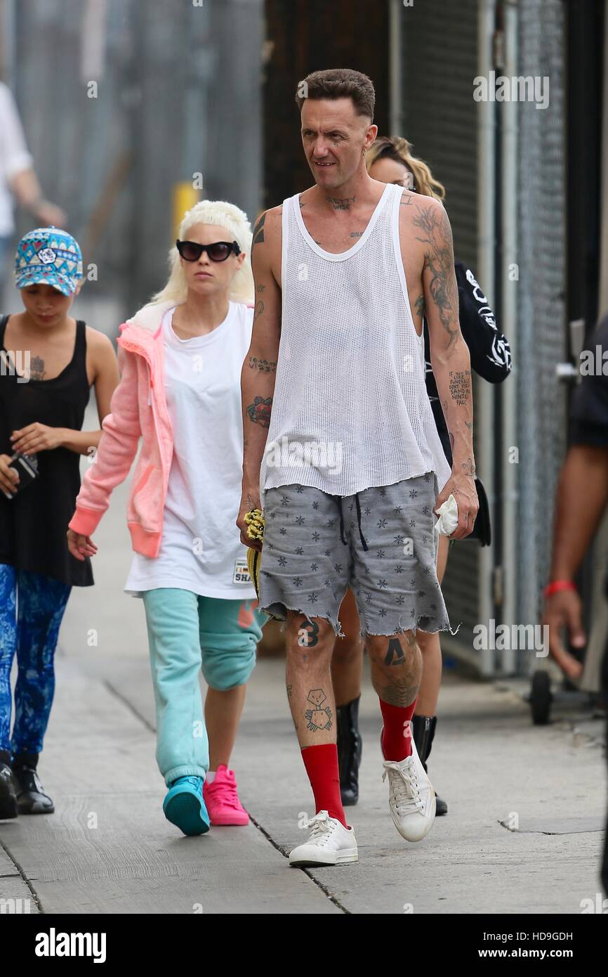 Die Antwood seen arriving at the ABC studios before their live performance  on Jimmy Kimmel Live Featuring: Yolandi Visser, Watkin Tudor Jones Where:  Los Angeles, California, United States When: 20 Sep 2016