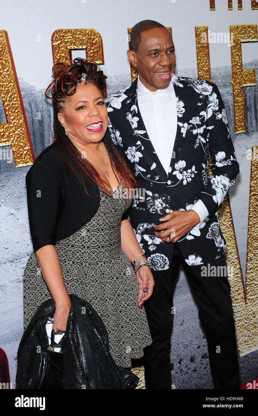 Valerie Simpson and Freddie Jackson attending the New York premiere of 'The Magnificent Seven