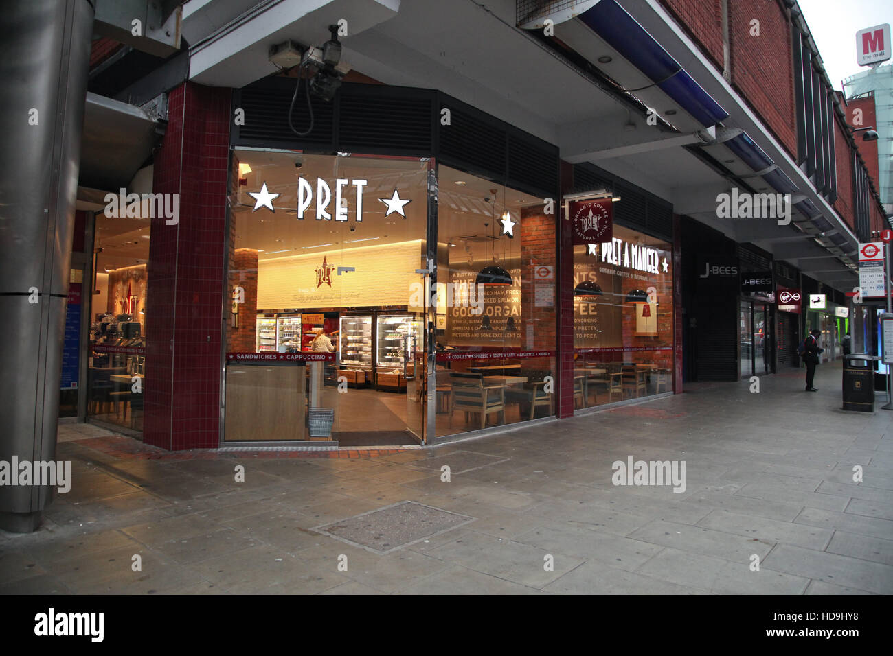 A new branch of Pret a Manger opens in Wood Green Shopping Centre in