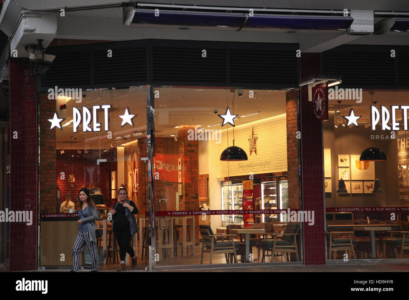 A new branch of Pret a Manger opens in Wood Green Shopping Centre in