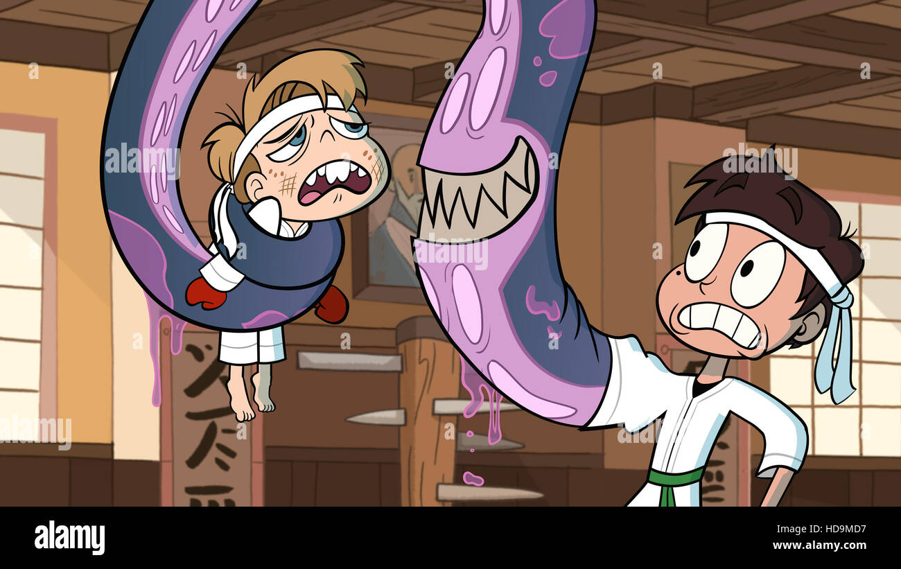 STAR VS. THE FORCES OF EVIL, (from left): Jeremy Birnbaum, Marco Diaz,  'Monster Arm / The Other Exchange Student', (Season 1 Stock Photo - Alamy