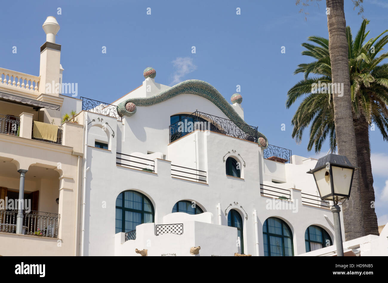 diana-hotel-tossa-de-mar-stock-photo-alamy