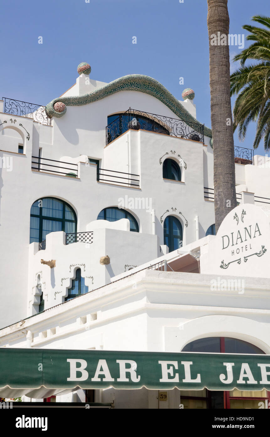 Diana Hotel Tossa De Mar Stock Photo Alamy