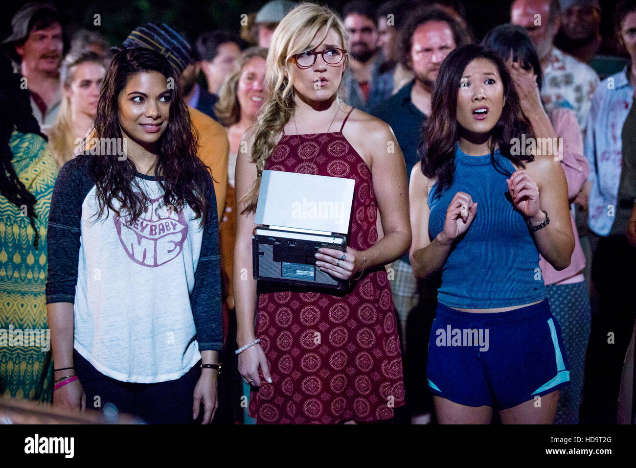 WRECKED, (from left) Ginger Gonzaga, Jessica Lowe, Ally Maki, 'Rest in