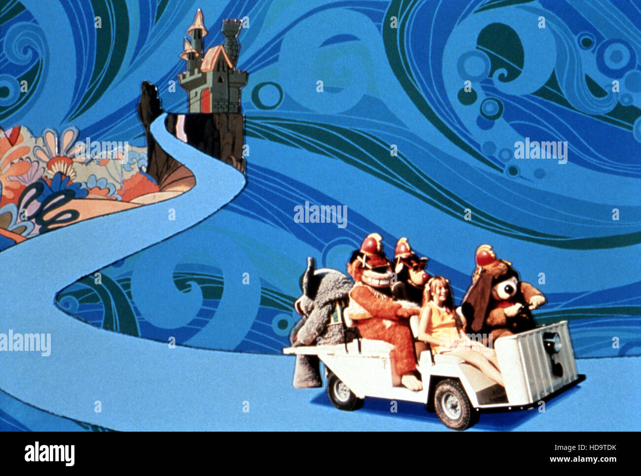 Banana Split Ride THE BANANA SPLITS ADVENTURE HOUR, 1968-1970 Stock Photo - Alamy