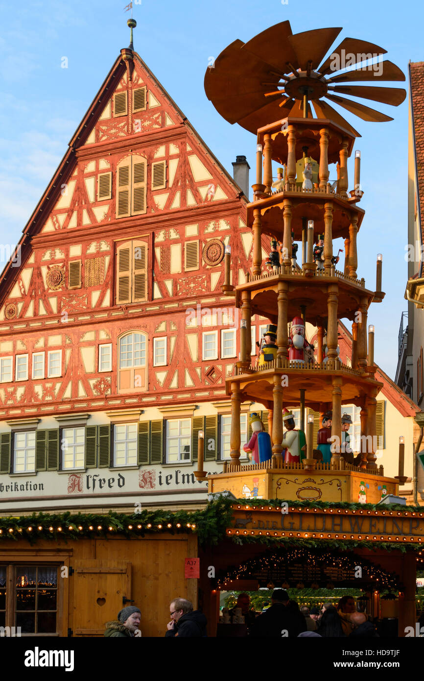 Esslingen am Neckar Christmas market, market square, halftimbered