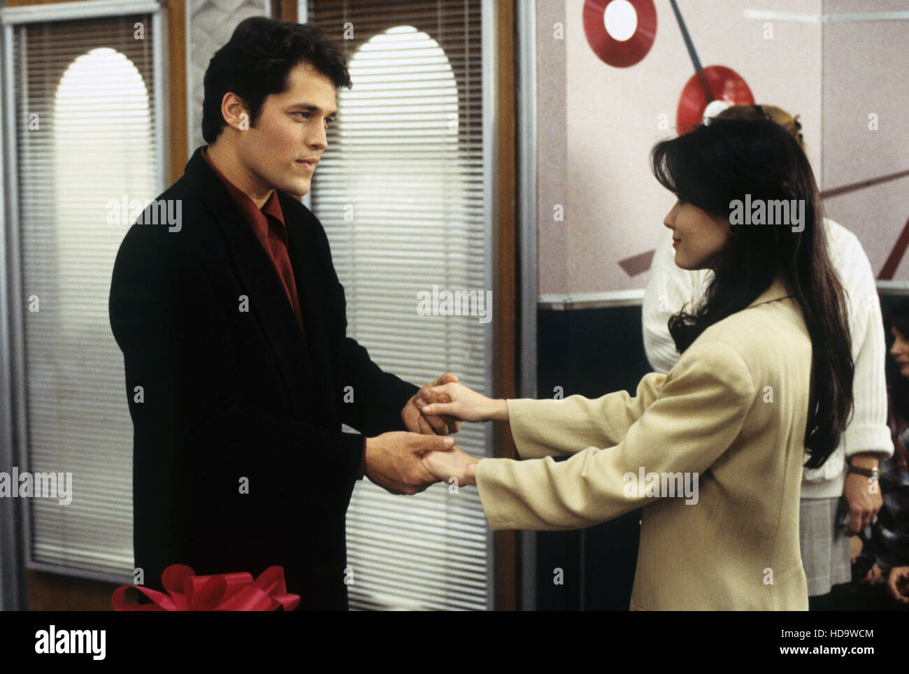 BEVERLY HILLS 90210, (from left) David Gail, Shannen Doherty, (Season 4), 19902000. © Aaron
