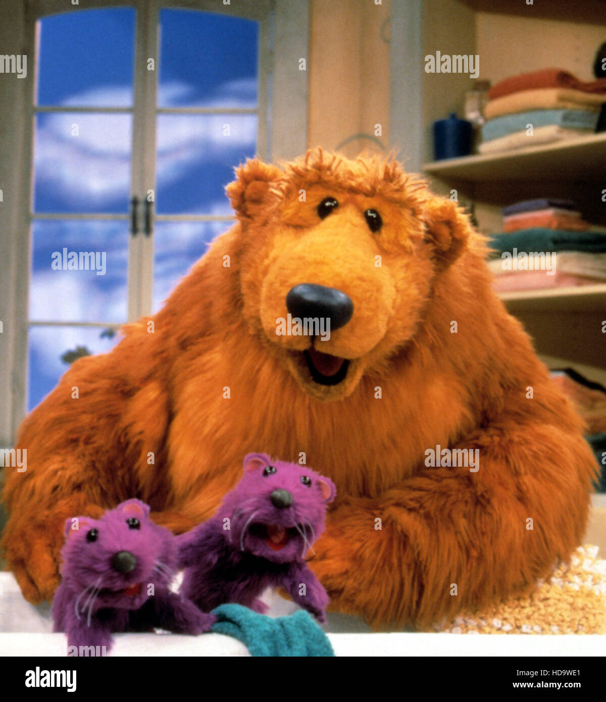 BEAR IN THE BIG BLUE HOUSE, Pip & Pop Otter, Bear, 1997-2008. © Disney  Channel / Courtesy: Everett Collection Stock Photo - Alamy