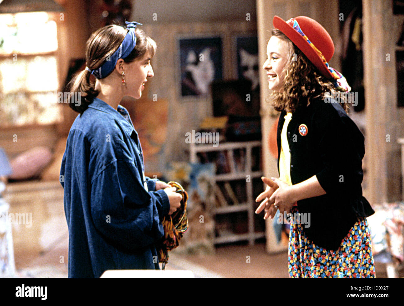 BLOSSOM, Mayim Bialik, Jenna Von Oy, 199195, episode 'The Geek' aired