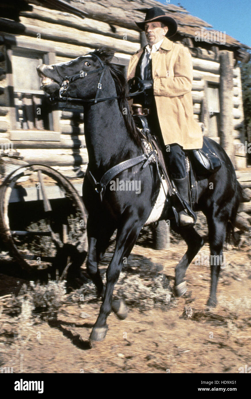 BONANZA UNDER ATTACK, Leonard Nimoy, 1995. © NBC / Courtesy Everett Collection Stock Photo Alamy