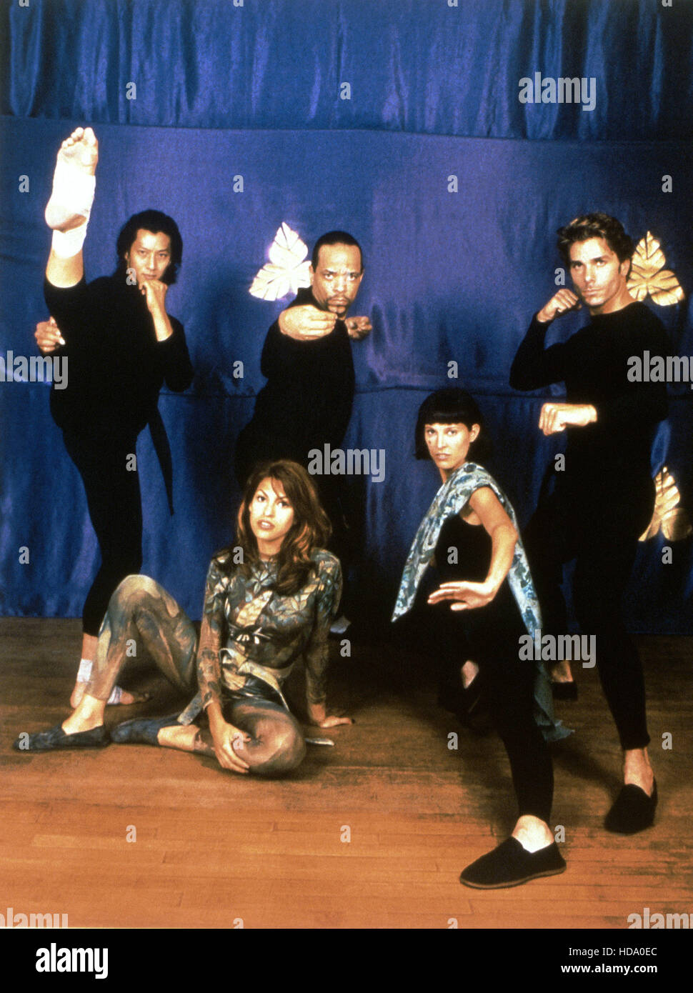 Greg Shell Disciples THE DISCIPLES, from left: Will Yun Lee, Eva mendes, Ice-T, Erin Daniels ...