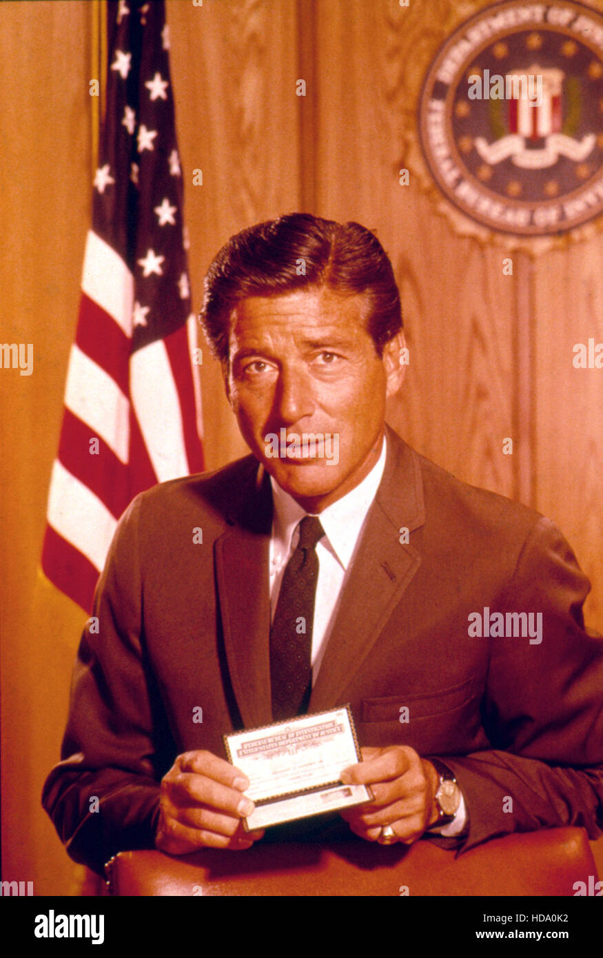 THE F.B.I., Efrem Zimbalist, Jr., 1965 - 1974 Stock Photo - Alamy