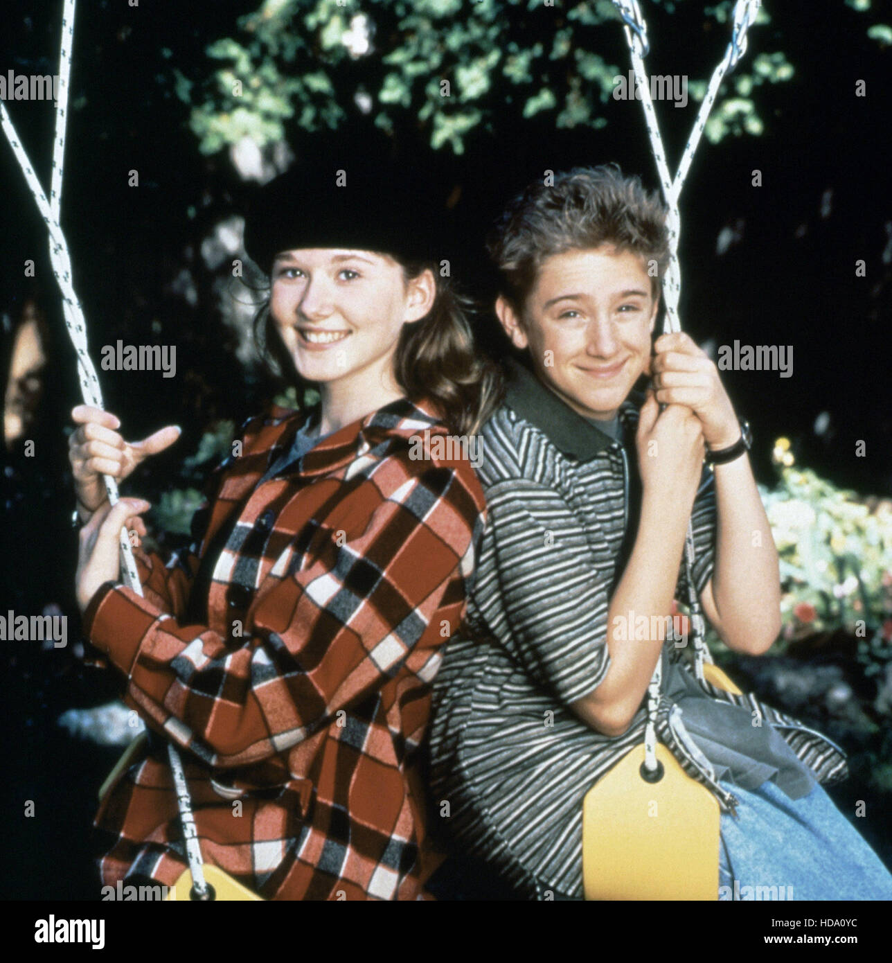 FLASH FORWARD, (from left): Jewel Staite, Ben Foster, 1996-97. © Walt Disney Television / Courtesy: Everett Collection Stock Photo