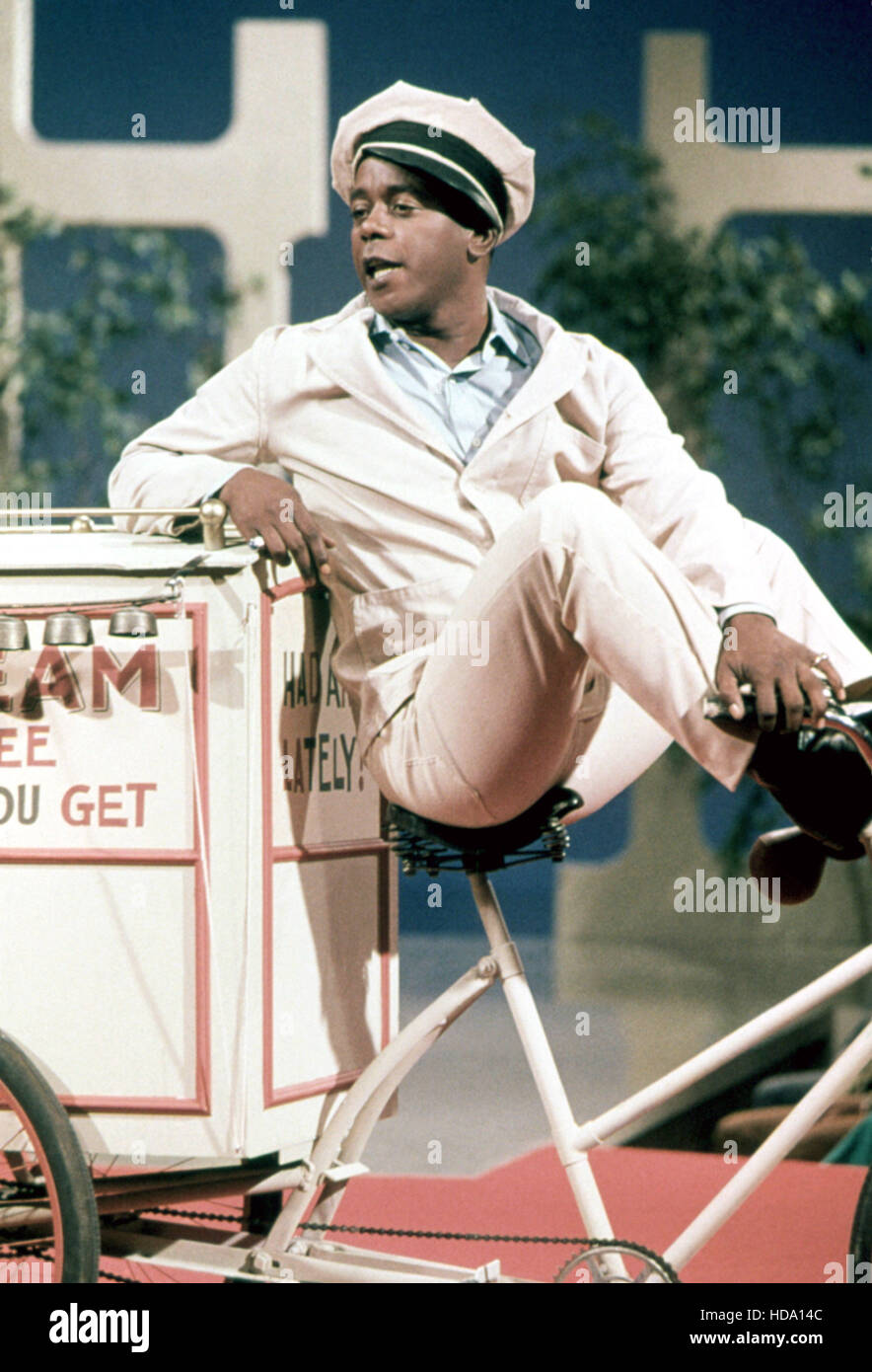 THE FLIP WILSON SHOW, Flip Wilson (as Herbie the Good Time Ice Cream Man), 19701974 Stock Photo