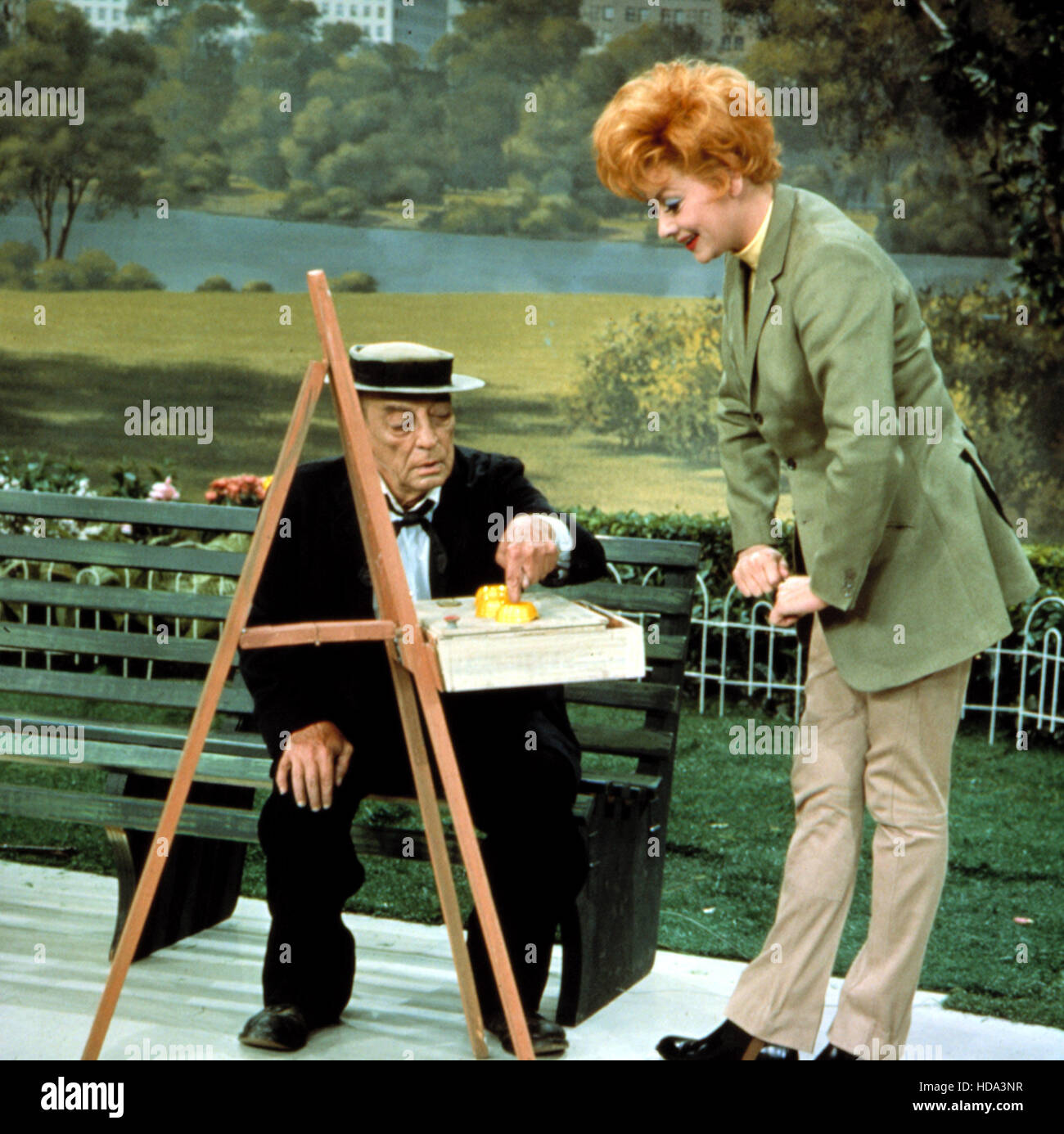 LUCY SHOW, aka LUCILLE BALL SHOW, Buster Keaton, Lucille Ball, 1962